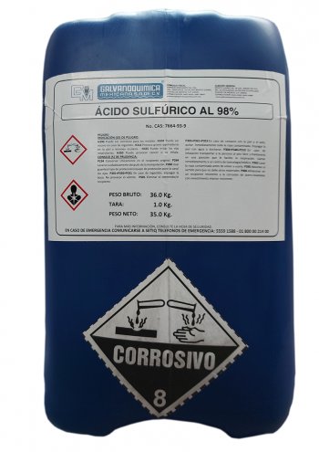 Ácido Sulfúrico al 98%